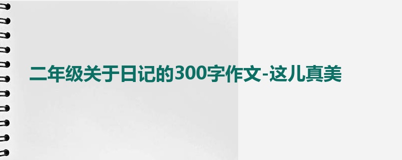 二年级关于日记的300字作文-这儿真美